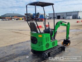 Unused 2024 JPC KV12 Mini Excavators For Auction: Leeds – 23rd, 24th, 25th, 26th October @ 08:00am full