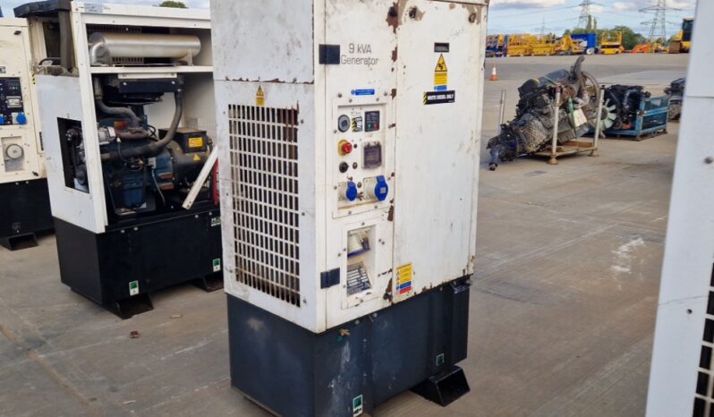 2012 Harrington 9kVA Static Generator, Kubota Engine Generators For Auction: Leeds – 23rd, 24th, 25th, 26th October @ 08:00am