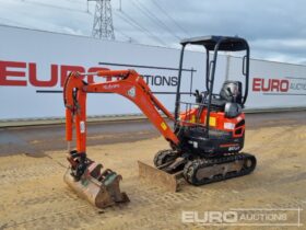 2012 Kubota U17-3A Mini Excavators For Auction: Leeds – 23rd, 24th, 25th, 26th October @ 08:00am