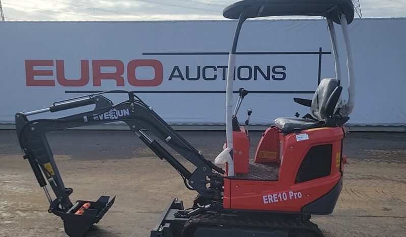 Unused 2024 Everun ERE10PRO Mini Excavators For Auction: Leeds – 23rd, 24th, 25th, 26th October @ 08:00am full