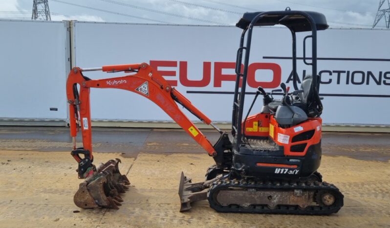 2012 Kubota U17-3A Mini Excavators For Auction: Leeds – 23rd, 24th, 25th, 26th October @ 08:00am full