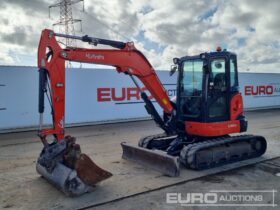 2018 Kubota U55-4 Mini Excavators For Auction: Leeds – 23rd, 24th, 25th, 26th October @ 08:00am