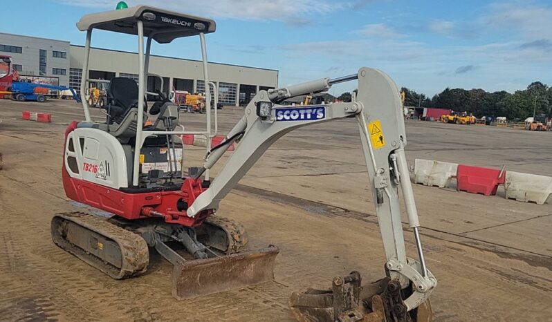 2020 Takeuchi TB216 Mini Excavators For Auction: Leeds – 23rd, 24th, 25th, 26th October @ 08:00am full