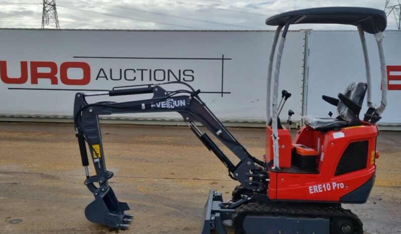 Unused 2024 Everun ERE10PRO Mini Excavators For Auction: Leeds – 23rd, 24th, 25th, 26th October @ 08:00am full