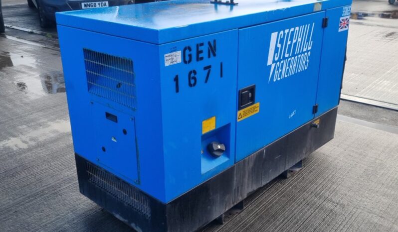 2015 Stephill SSDK25 Generators For Auction: Leeds – 23rd, 24th, 25th, 26th October @ 08:00am full