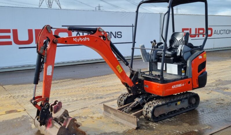 2015 Kubota KX016-4 Mini Excavators For Auction: Leeds – 23rd, 24th, 25th, 26th October @ 08:00am