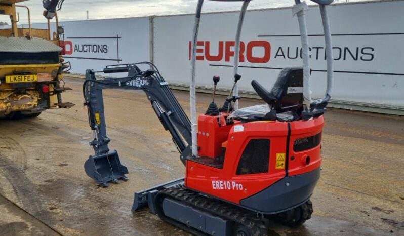 Unused 2024 Everun ERE10PRO Mini Excavators For Auction: Leeds – 23rd, 24th, 25th, 26th October @ 08:00am full