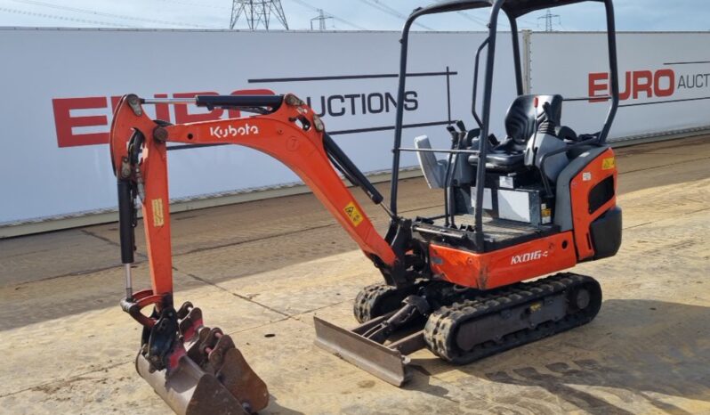 2015 Kubota KX016-4 Mini Excavators For Auction: Leeds – 23rd, 24th, 25th, 26th October @ 08:00am