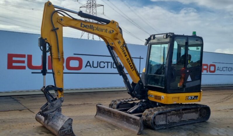 2021 JCB 57C-1 Mini Excavators For Auction: Leeds – 23rd, 24th, 25th, 26th October @ 08:00am