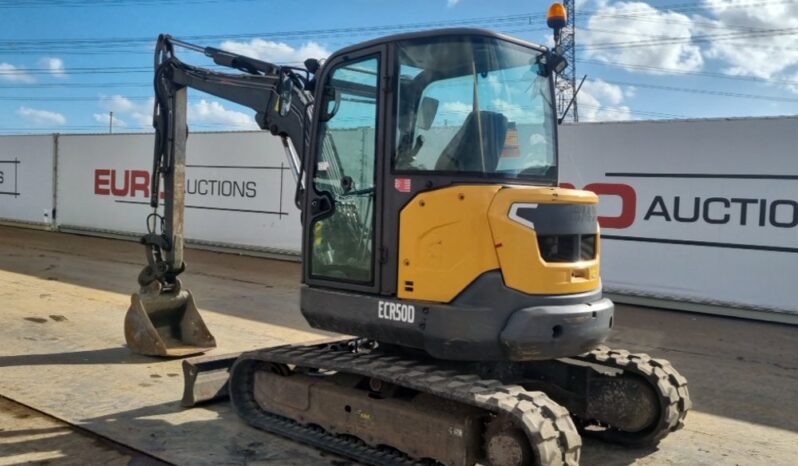 2015 Volvo ECR50D Mini Excavators For Auction: Leeds – 23rd, 24th, 25th, 26th October @ 08:00am full