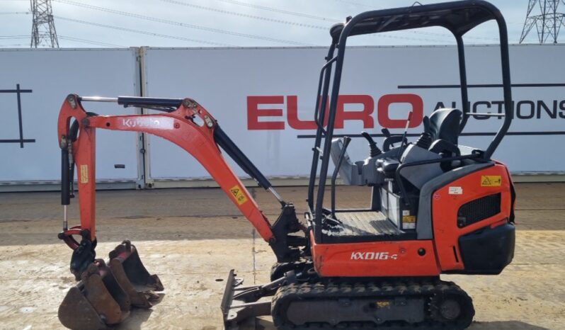 2015 Kubota KX016-4 Mini Excavators For Auction: Leeds – 23rd, 24th, 25th, 26th October @ 08:00am full