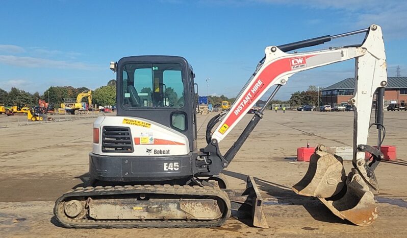 2020 Bobcat E45 Mini Excavators For Auction: Leeds – 23rd, 24th, 25th, 26th October @ 08:00am full