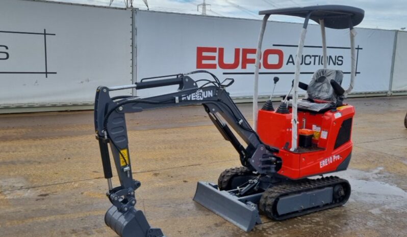 Unused 2024 Everun ERE10PRO Mini Excavators For Auction: Leeds – 23rd, 24th, 25th, 26th October @ 08:00am