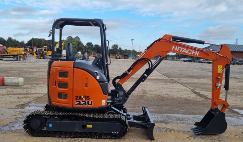 Unused 2023 Hitachi ZX33U-5A Mini Excavators For Auction: Leeds – 23rd, 24th, 25th, 26th October @ 08:00am full