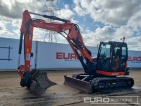 2021 Kubota KX080-4A2 6 Ton+ Excavators For Auction: Leeds – 23rd, 24th, 25th, 26th October @ 08:00am