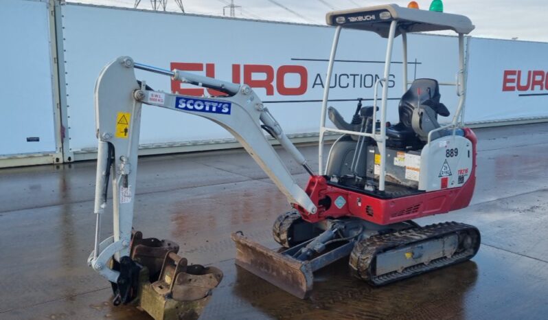 2020 Takeuchi TB216 Mini Excavators For Auction: Leeds – 23rd, 24th, 25th, 26th October @ 08:00am