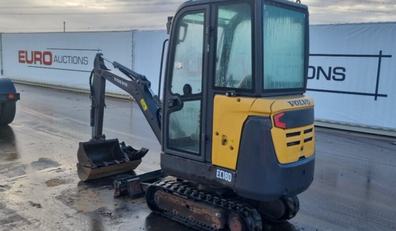 2016 Volvo EC18D Mini Excavators For Auction: Leeds – 23rd, 24th, 25th, 26th October @ 08:00am full