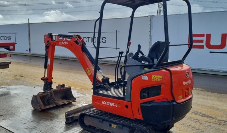 2015 Kubota KX016-4 Mini Excavators For Auction: Leeds – 23rd, 24th, 25th, 26th October @ 08:00am full