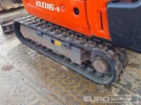 2015 Kubota KX016-4 Mini Excavators For Auction: Leeds – 23rd, 24th, 25th, 26th October @ 08:00am full