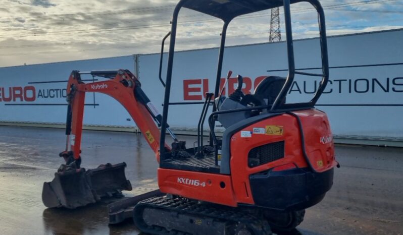 2013 Kubota KX016-4 Mini Excavators For Auction: Leeds – 23rd, 24th, 25th, 26th October @ 08:00am full