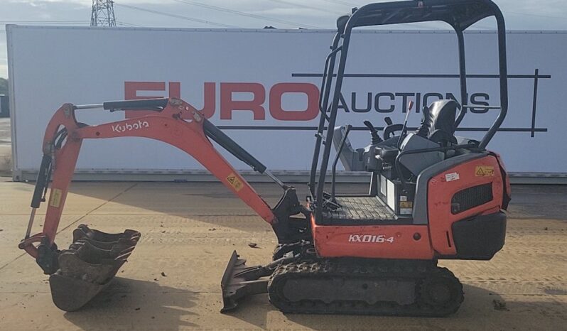 2015 Kubota KX016-4 Mini Excavators For Auction: Leeds – 23rd, 24th, 25th, 26th October @ 08:00am full