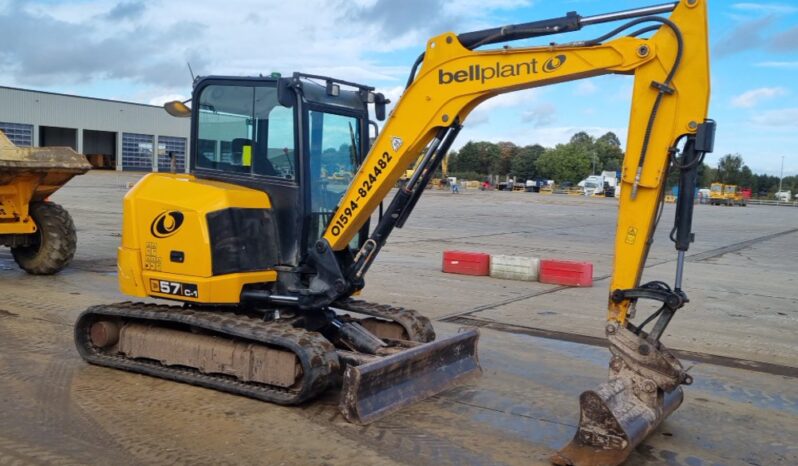 2021 JCB 57C-1 Mini Excavators For Auction: Leeds – 23rd, 24th, 25th, 26th October @ 08:00am full