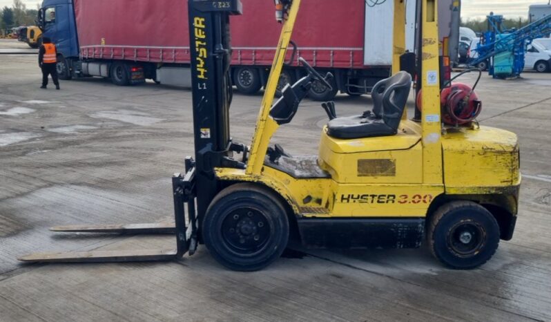 Hyster 3.0 Forklifts For Auction: Leeds – 23rd, 24th, 25th, 26th October @ 08:00am full