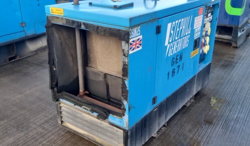 2015 Stephill SSDK25 Generators For Auction: Leeds – 23rd, 24th, 25th, 26th October @ 08:00am full