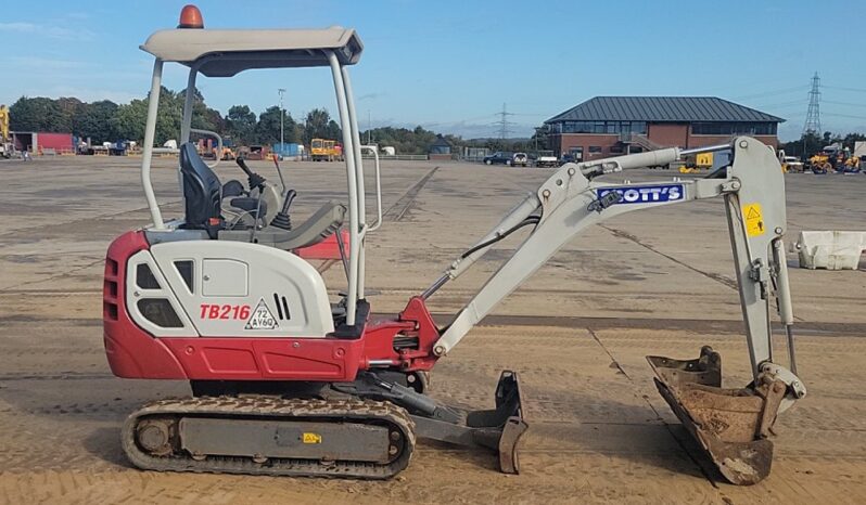 2020 Takeuchi TB216 Mini Excavators For Auction: Leeds – 23rd, 24th, 25th, 26th October @ 08:00am full