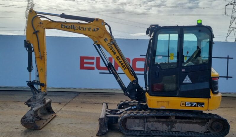 2021 JCB 57C-1 Mini Excavators For Auction: Leeds – 23rd, 24th, 25th, 26th October @ 08:00am full