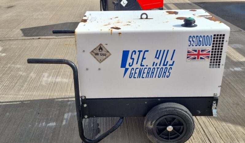 2019 Stephill SSD6000 Generators For Auction: Leeds – 23rd, 24th, 25th, 26th October @ 08:00am full