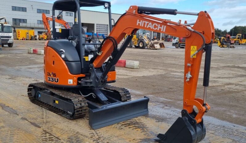 Unused 2023 Hitachi ZX33U-5A Mini Excavators For Auction: Leeds – 23rd, 24th, 25th, 26th October @ 08:00am full