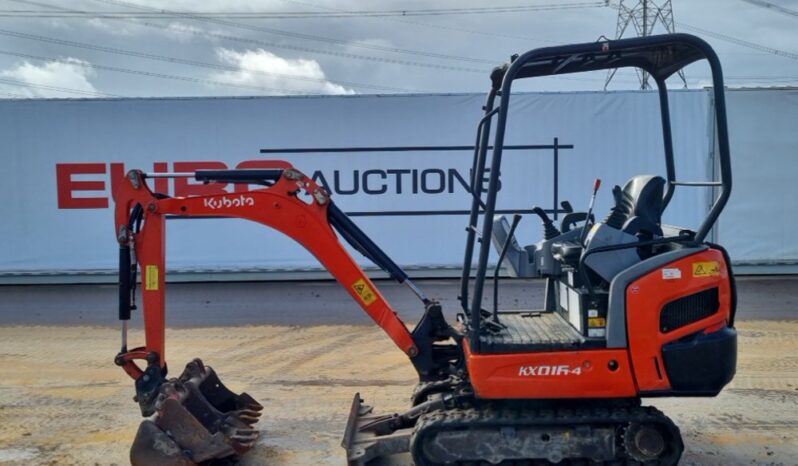 2015 Kubota KX016-4 Mini Excavators For Auction: Leeds – 23rd, 24th, 25th, 26th October @ 08:00am full