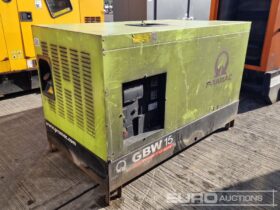 Pramac GBW15 Generators For Auction: Leeds – 23rd, 24th, 25th, 26th October @ 08:00am