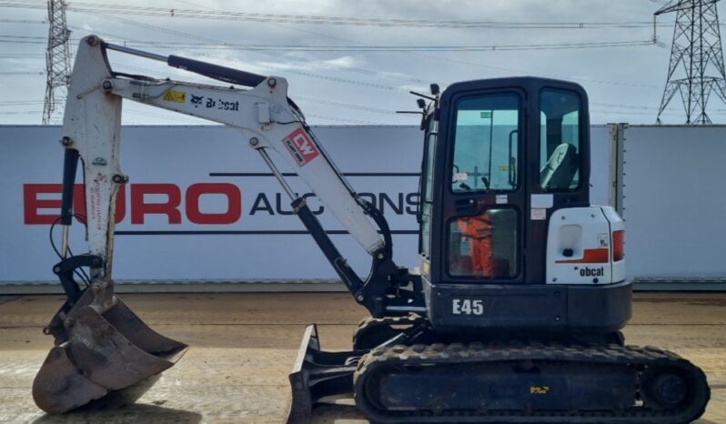 2020 Bobcat E45 Mini Excavators For Auction: Leeds – 23rd, 24th, 25th, 26th October @ 08:00am full