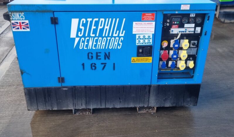 2015 Stephill SSDK25 Generators For Auction: Leeds – 23rd, 24th, 25th, 26th October @ 08:00am full