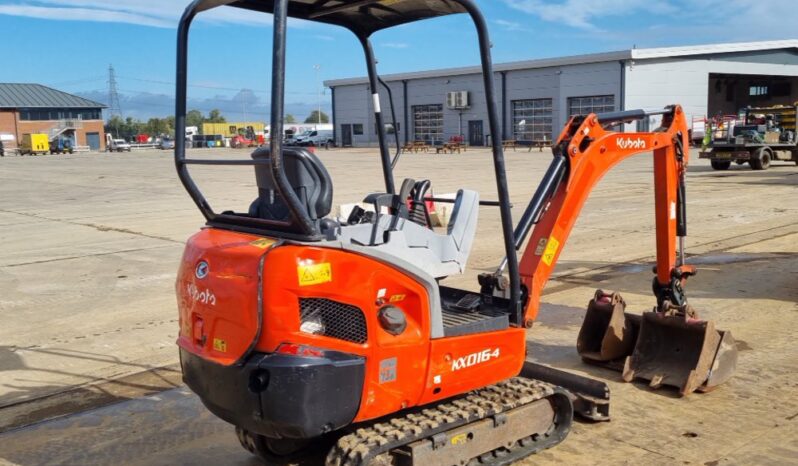 2015 Kubota KX016-4 Mini Excavators For Auction: Leeds – 23rd, 24th, 25th, 26th October @ 08:00am full