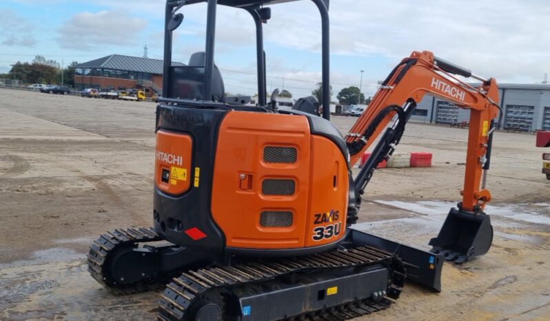 Unused 2023 Hitachi ZX33U-5A Mini Excavators For Auction: Leeds – 23rd, 24th, 25th, 26th October @ 08:00am full