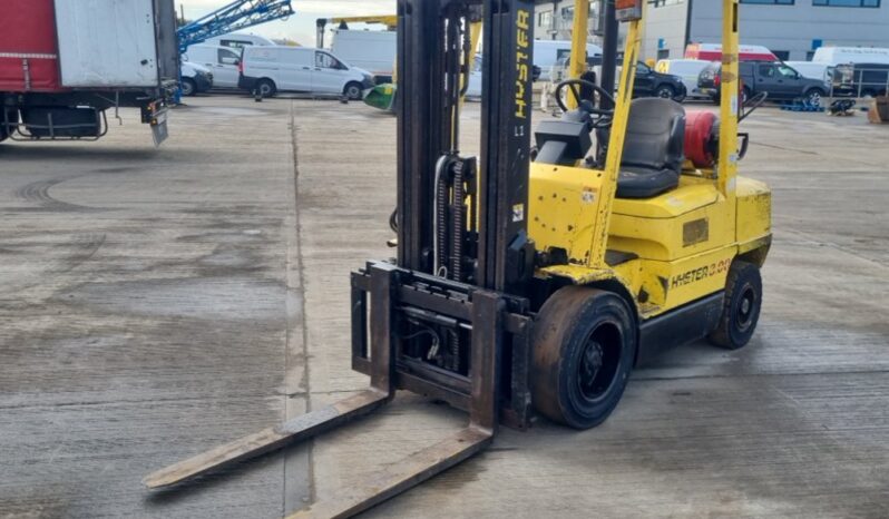 Hyster 3.0 Forklifts For Auction: Leeds – 23rd, 24th, 25th, 26th October @ 08:00am