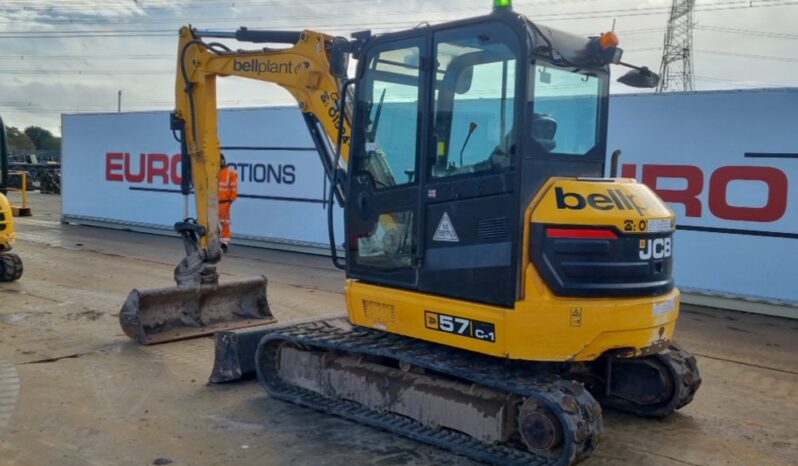 2021 JCB 57C-1 Mini Excavators For Auction: Leeds – 23rd, 24th, 25th, 26th October @ 08:00am full