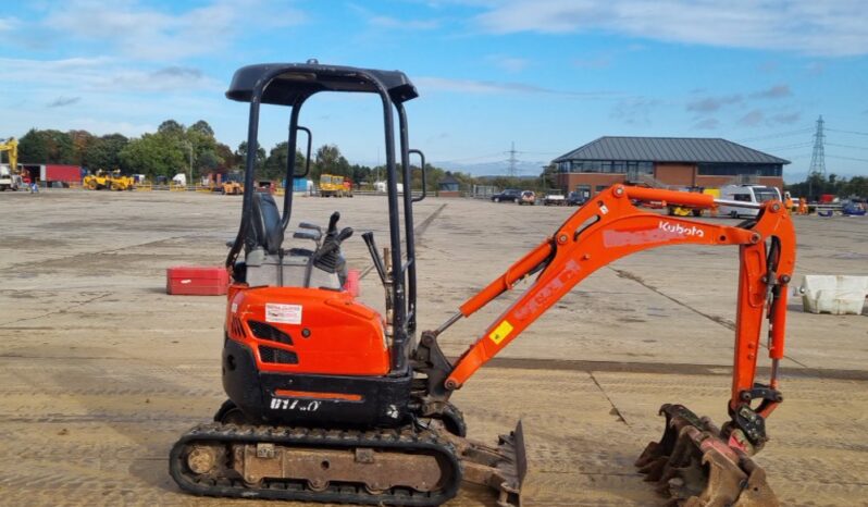 2012 Kubota U17-3A Mini Excavators For Auction: Leeds – 23rd, 24th, 25th, 26th October @ 08:00am full