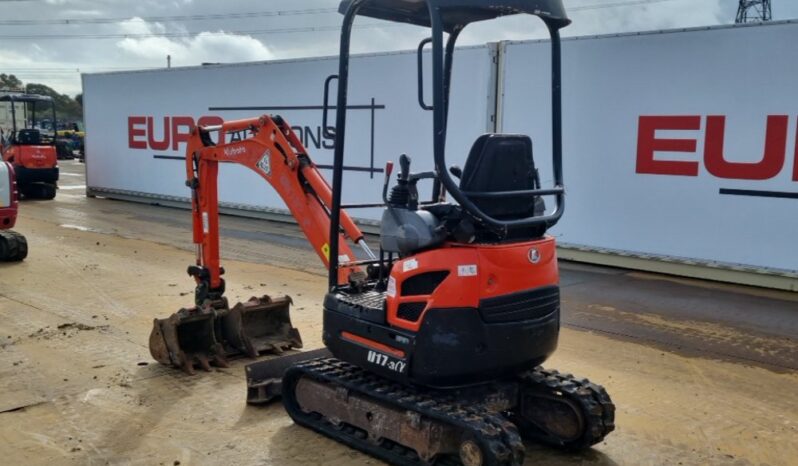 2012 Kubota U17-3A Mini Excavators For Auction: Leeds – 23rd, 24th, 25th, 26th October @ 08:00am full