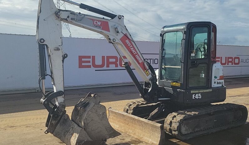 2020 Bobcat E45 Mini Excavators For Auction: Leeds – 23rd, 24th, 25th, 26th October @ 08:00am