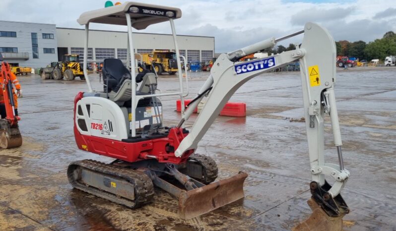 2020 Takeuchi TB216 Mini Excavators For Auction: Leeds – 23rd, 24th, 25th, 26th October @ 08:00am full