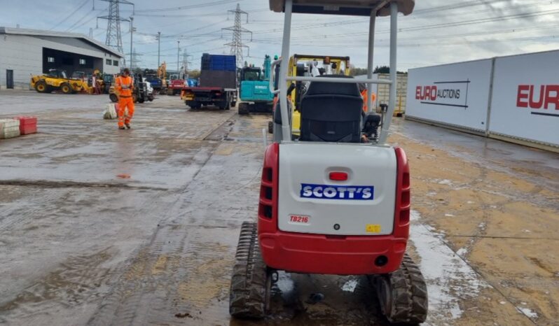 2020 Takeuchi TB216 Mini Excavators For Auction: Leeds – 23rd, 24th, 25th, 26th October @ 08:00am full