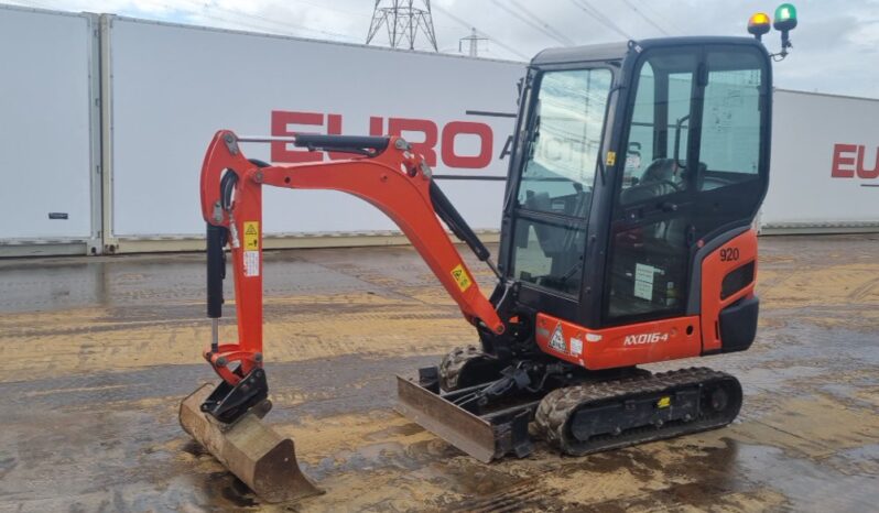 2020 Kubota KX016-4 Mini Excavators For Auction: Leeds – 23rd, 24th, 25th, 26th October @ 08:00am