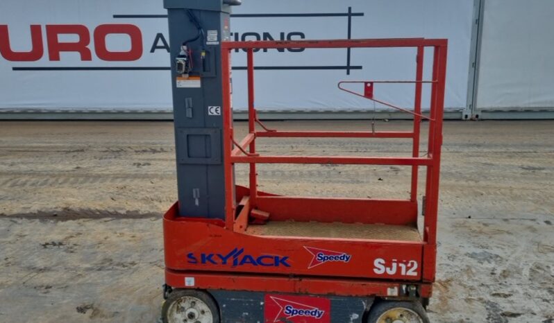 2011 SkyJack SJ12 Manlifts For Auction: Leeds – 23rd, 24th, 25th, 26th October @ 08:00am full