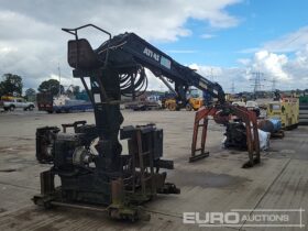 Atlas Hydraulic Loading Crane, Hydraulic Rotating Block Grab Hydraulic Loading Cranes For Auction: Leeds – 23rd, 24th, 25th, 26th October @ 08:00am full