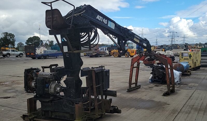 Atlas Hydraulic Loading Crane, Hydraulic Rotating Block Grab Hydraulic Loading Cranes For Auction: Leeds – 23rd, 24th, 25th, 26th October @ 08:00am full