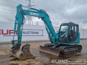 2018 Kobelco SK85MSR-3E 6 Ton+ Excavators For Auction: Leeds – 23rd, 24th, 25th, 26th October @ 08:00am